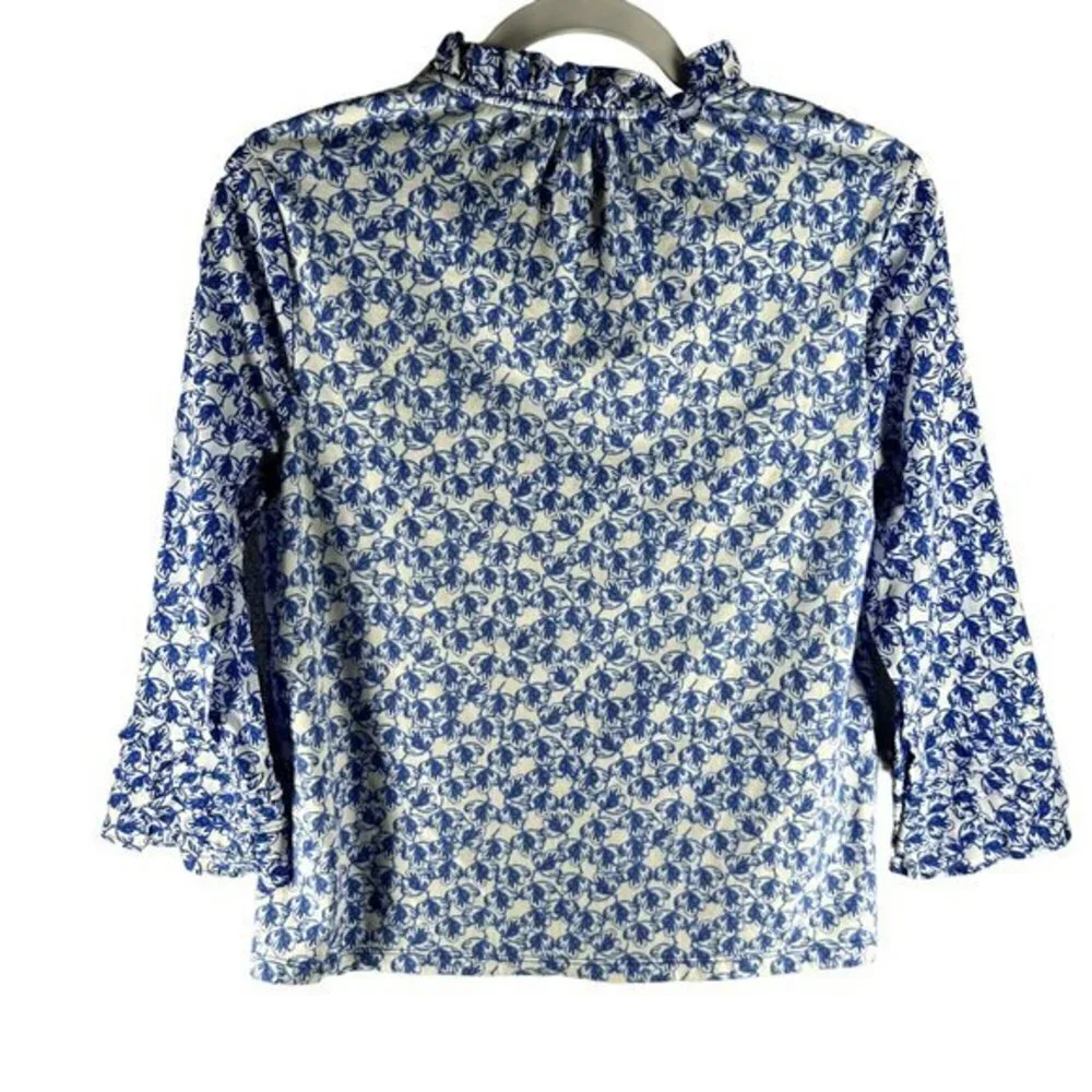 Charter Club Womens Tops Size Petite‎ Small Printed Popover - Picture 2 of 7